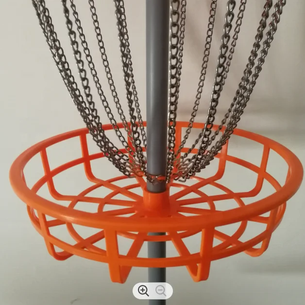 Portable 24 Chain Flying Disk Disc Golf Target Set Disc Golf Basket