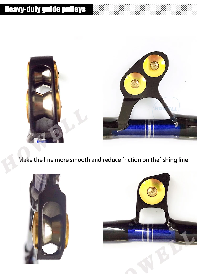 Trolling Rod Big Game Fishing 130lb 5ft 6ft Guide 5+1 Saltwater