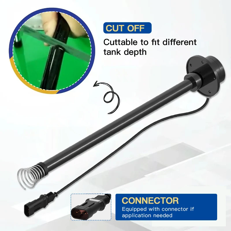 GLTV7 Digital High Quality Cuttable Capacitive Fuel Level Sensor for diesel Generator