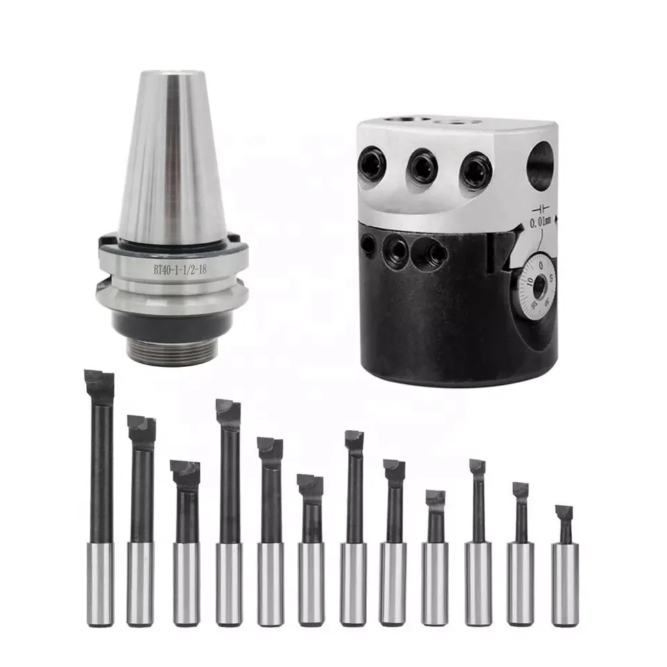 OLICNC BT40-12mm-9pcs F1 rough boring heads set 12mm boring cutters with BT30 BT40 BT50 boring chuck - F1 Boring Heads & sets - 3