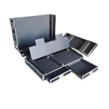 Customized Workstation DJ Audio Mixer Flight Case for MA2 OnPC and Command Wing Dual Flight Road Case