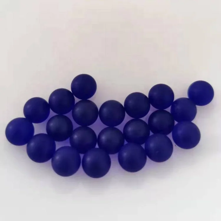 8mm blue Solid glass balls for perfume roller,frosted and non-frosted glass ball