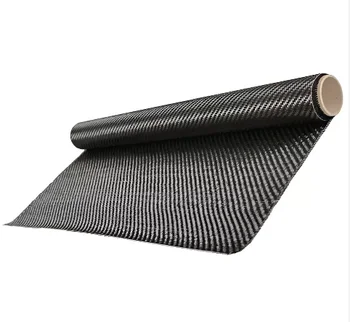 High Strength 3k Twill Weave Bidirectional Carbon Fiber Fabric Cloth 200gsm