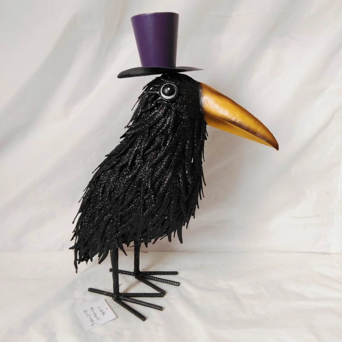 Creative  Bird statue Metal Crow Halloween  iron Crow 