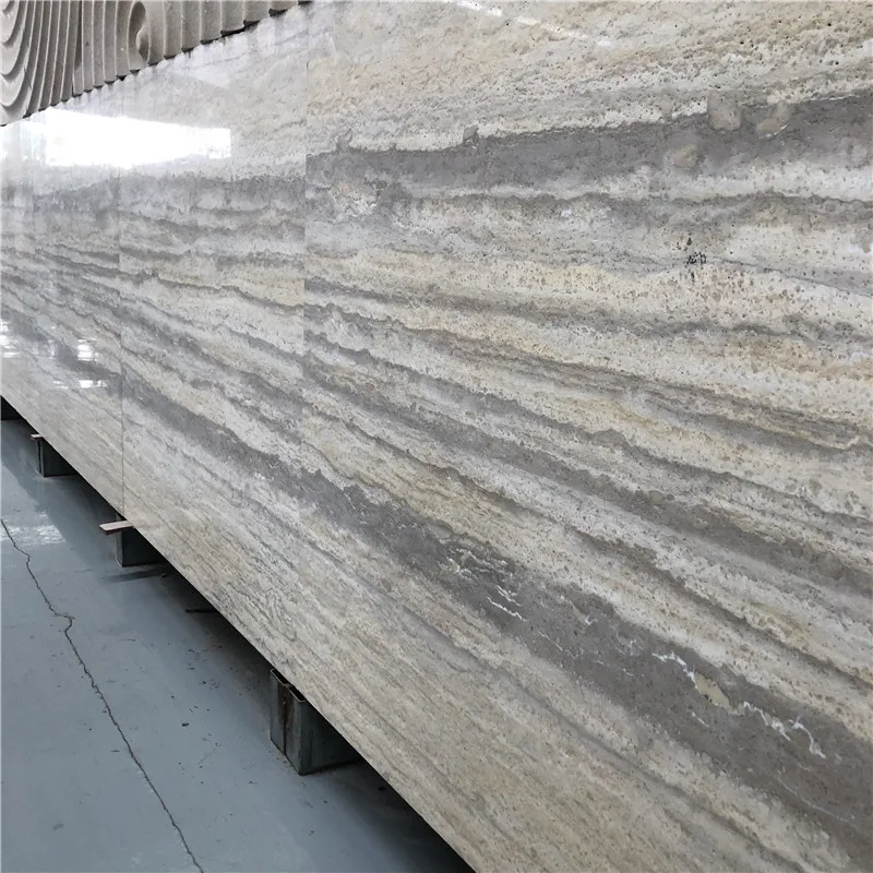 product square pavers marble home decoration 3cm italy roman natural zebra silver grey travertine-3