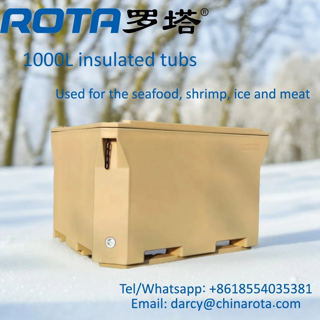 1000L Rotomolded Large Fish Storage Bin for Fish Carrying