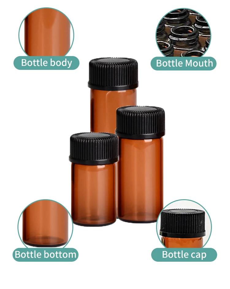 Travel 2ml 3ml 5ml Perfume Mini Glass Vials