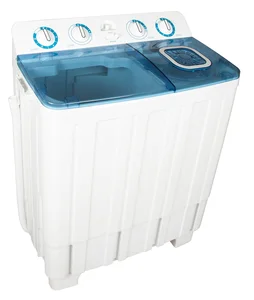 7.2kg Semi-Automatic Twin Tub Energy Efficient Washing Machine with Portable Design for Household & Commercial Use
