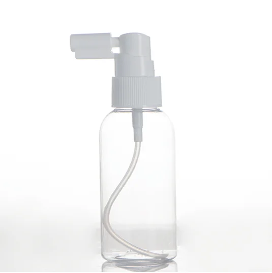 Customized 100ml PET Material Hair Tonic Sanitizer Nose Wash Spray Bottle Shoulder Design Pump Sayer Screen Printing Surface