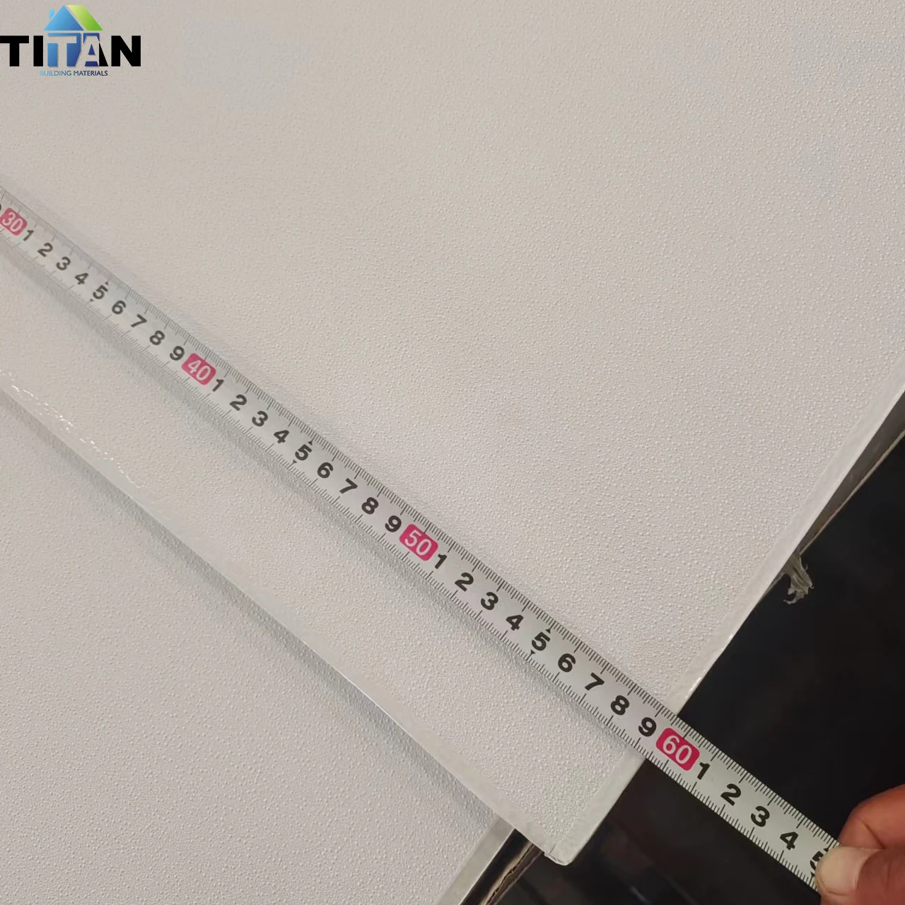 Square Ceiling Tiles 60*60 Decorative Drop Plasterboard Plafond Pvc Gypsum Board Suspended Ceiling Panel Cielo Falso Gipsum