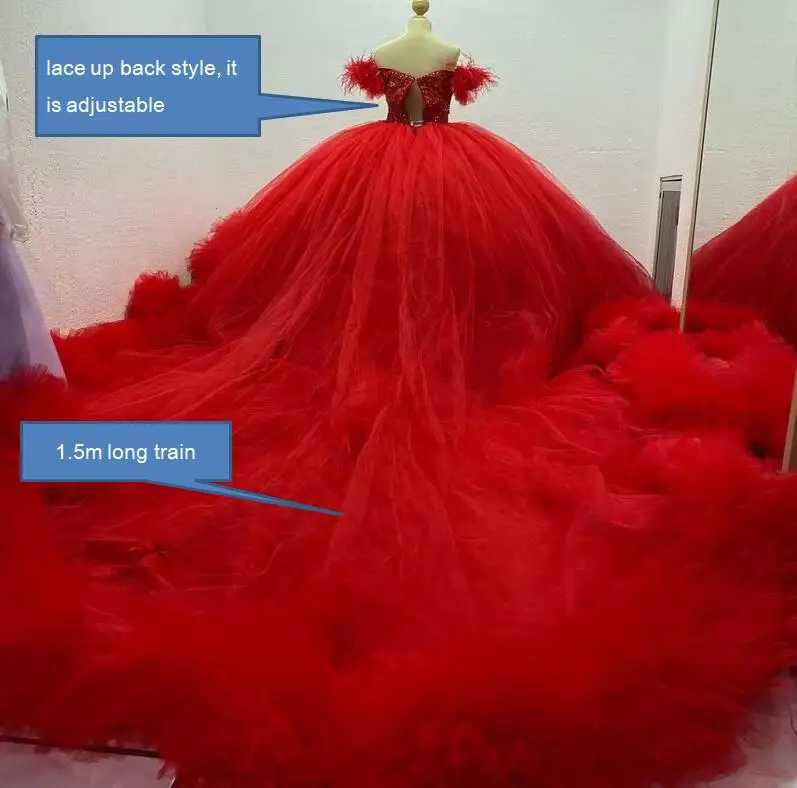 Princess Red Ball Gowns - Elegant Quinceanera Dresses Princess Red Ball Gowns - Elegant Quinceanera Dresses