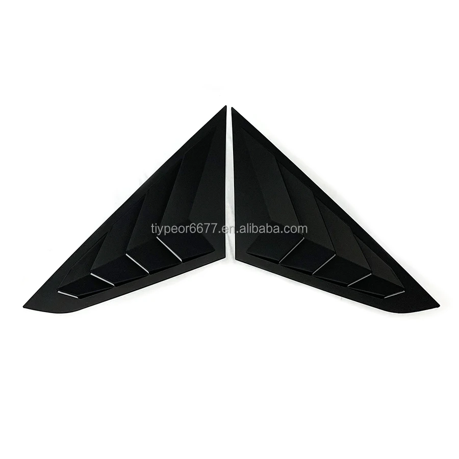 product for toyota vios 2020   2023 rear window louvers spoiler panel side louver vent trim-12