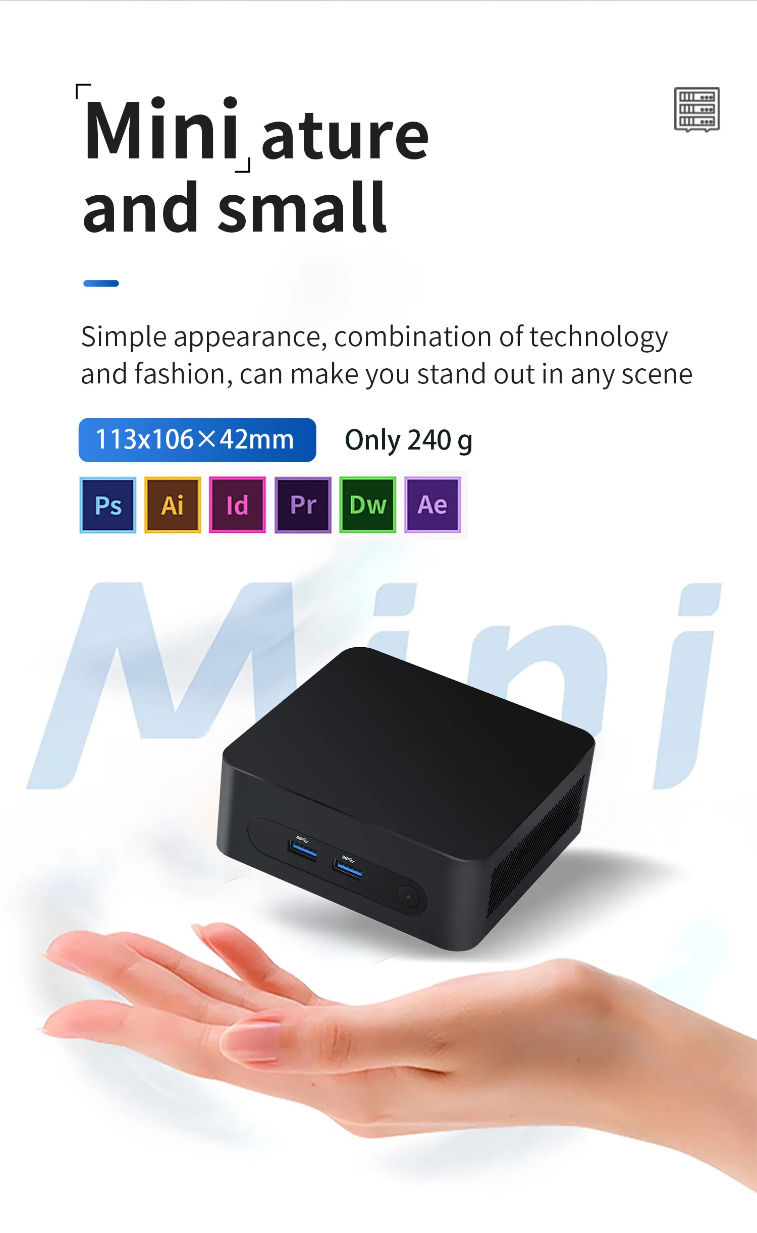 Beelink ZX03 Mini PC - Intel Alder Lake N95 Windows 11