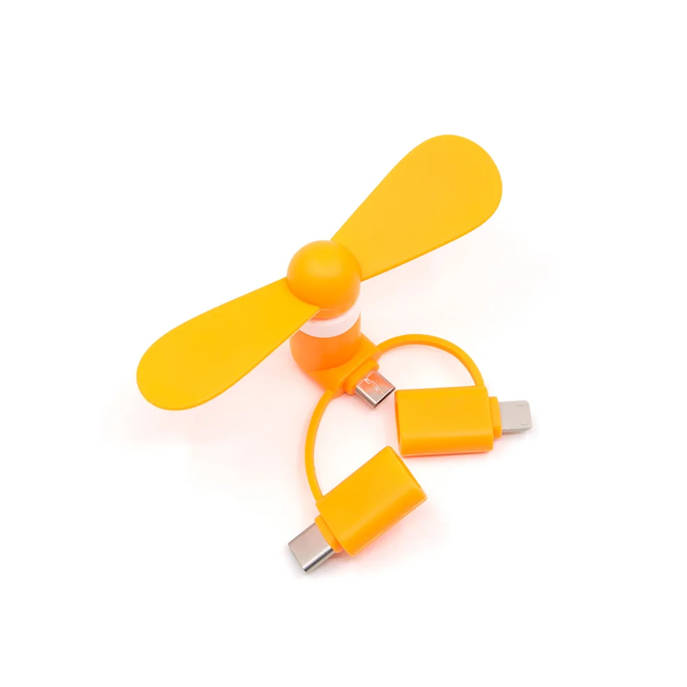 Promotional strong wind mini portable usb fan