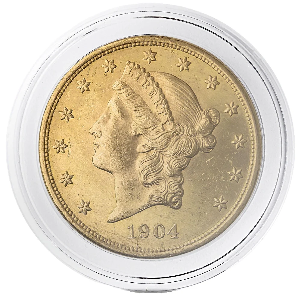 30.6毫米清洁圆形硬币储物盒50周年肯尼迪金半美元硬币储物容器亚克力硬币胶囊