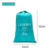 Large size - green laundry bag pattern