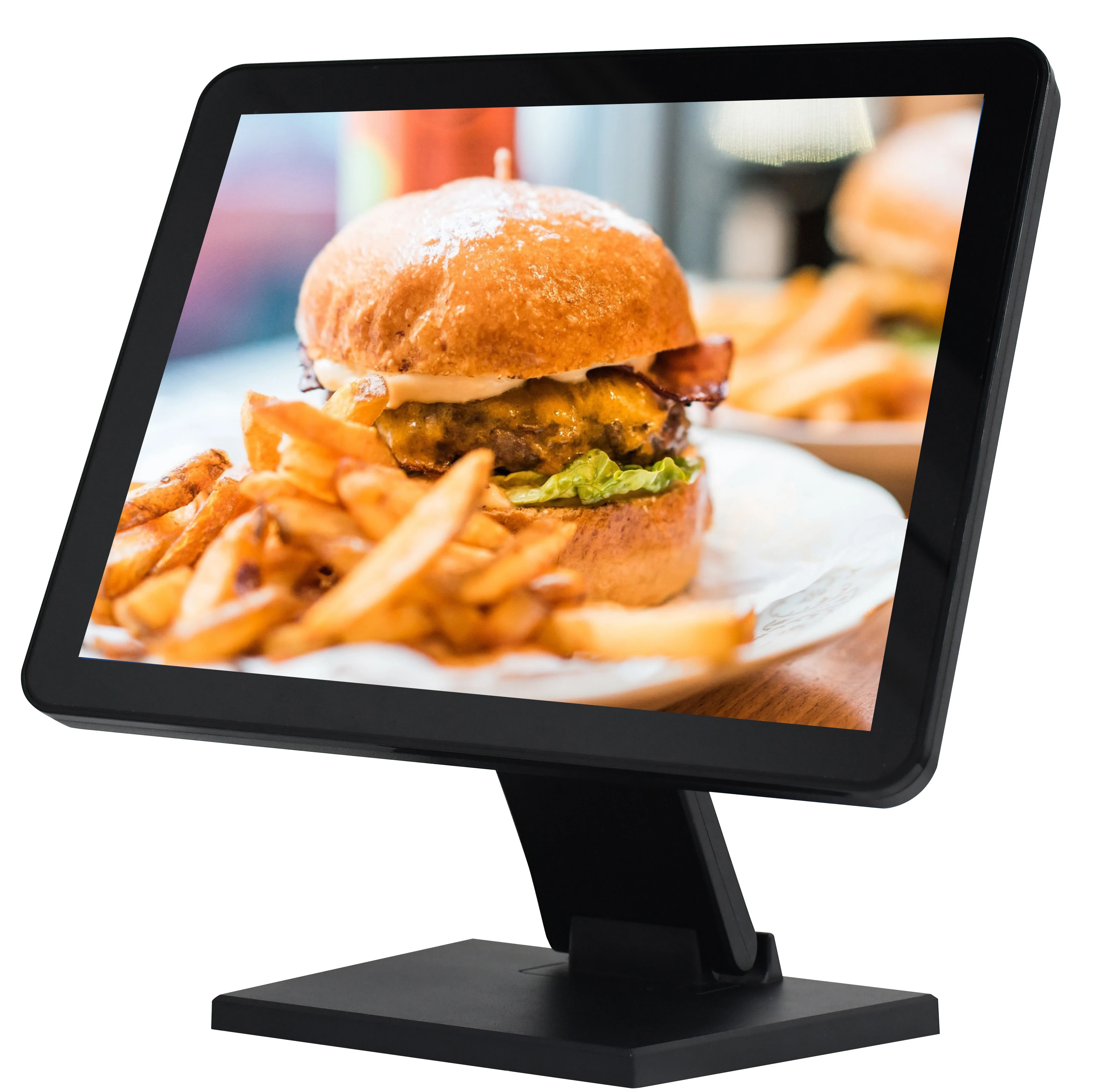 EWEI 17インチ 2560x1600 WQXGA タッチパネル Popular 17 Inch Touch Screen Monitor with Stand Wall Mounted and
