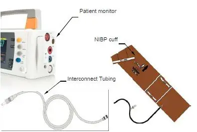 Patient Monitor, Interconnect Tubing, NIBP Cuff Patient Monitor, Interconnect Tubing, NIBP Cuff