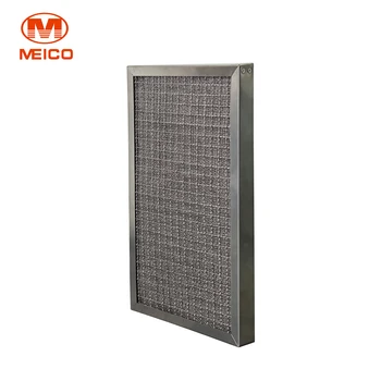 Industrial Metal Grease Filter Range Hood Filter Kitchen Grease Air Filter HVAC System odor removal
