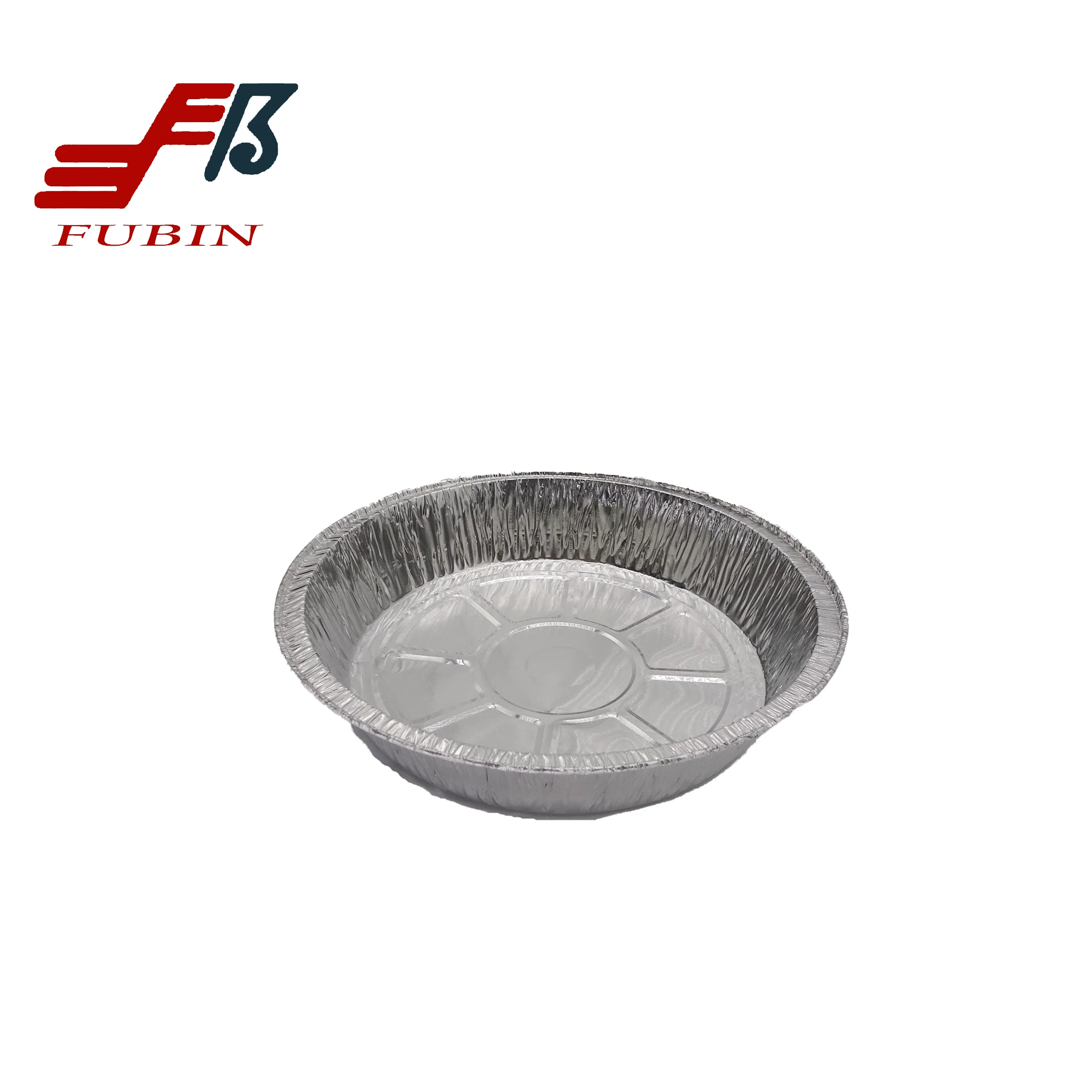 Round 12" Flat Aluminum Foil Catering Tray Work Home Packing