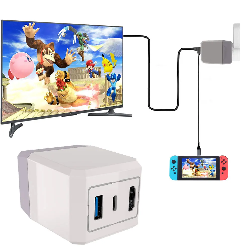 スイッチ用ドック充電器の変換 Buy 変換ドック充電器スイッチのビデオとオーディオコンバータスイッチの Ac アダプタとテレビドックスイッチ Product On Alibaba Com