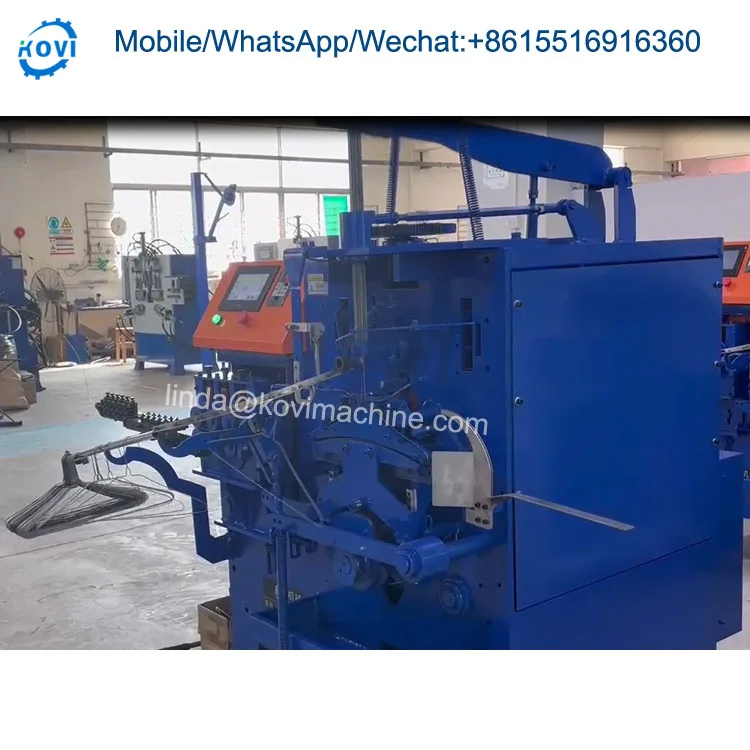 Automatic PVC Coated Clothes Metal Wire Hanger Making Machine Clothes Coated Hanger Bending Forming Machine