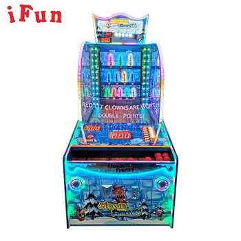 Ifun factory Hit Down Clown Frenzy New Luxury Modern Ticket Redemption Coin Operated Arcade Game Machinies For Sale