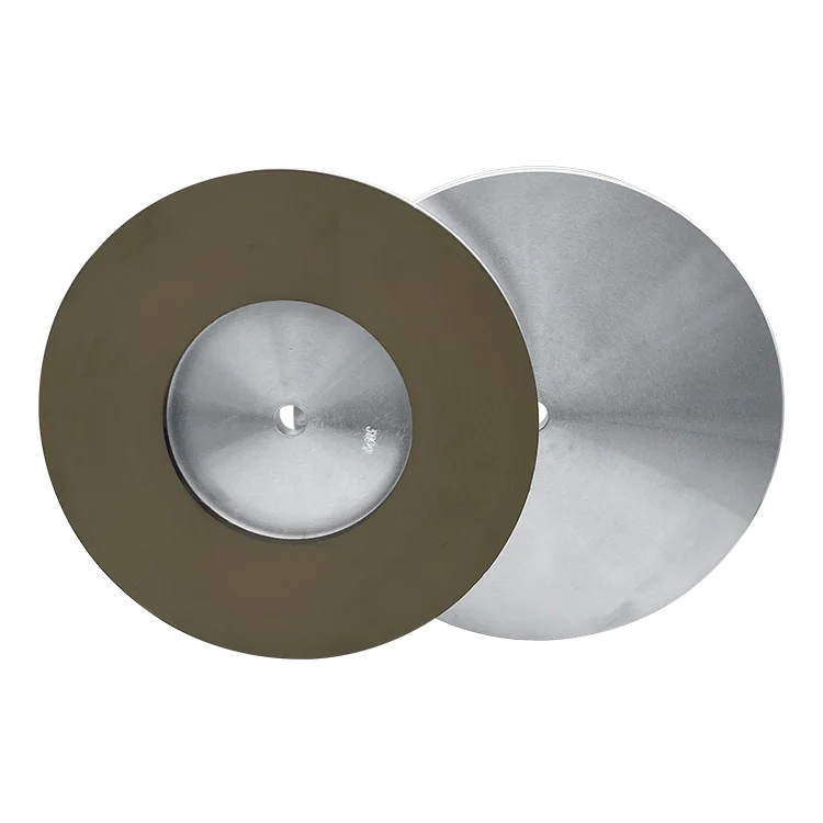 150mm Resin Layer Flat Lap Gemstone Polishing Disc  Soft Diamond Grinding Wheel Plastic Body  Crystal Jewelry