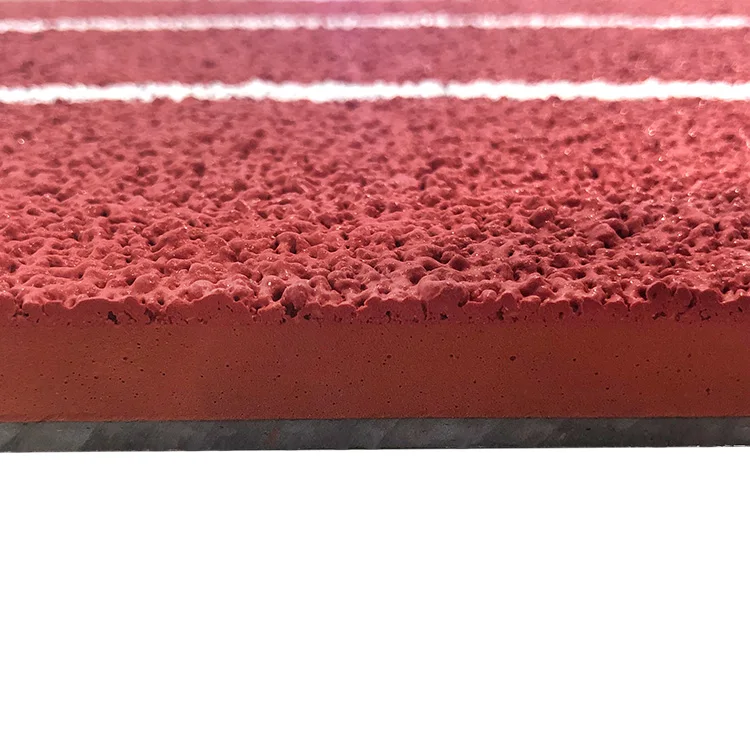 13mm Athletic Prefabricated Rubber Running Track Roll Material for Stadiums, Universitäten, Schulen, Walking Ways