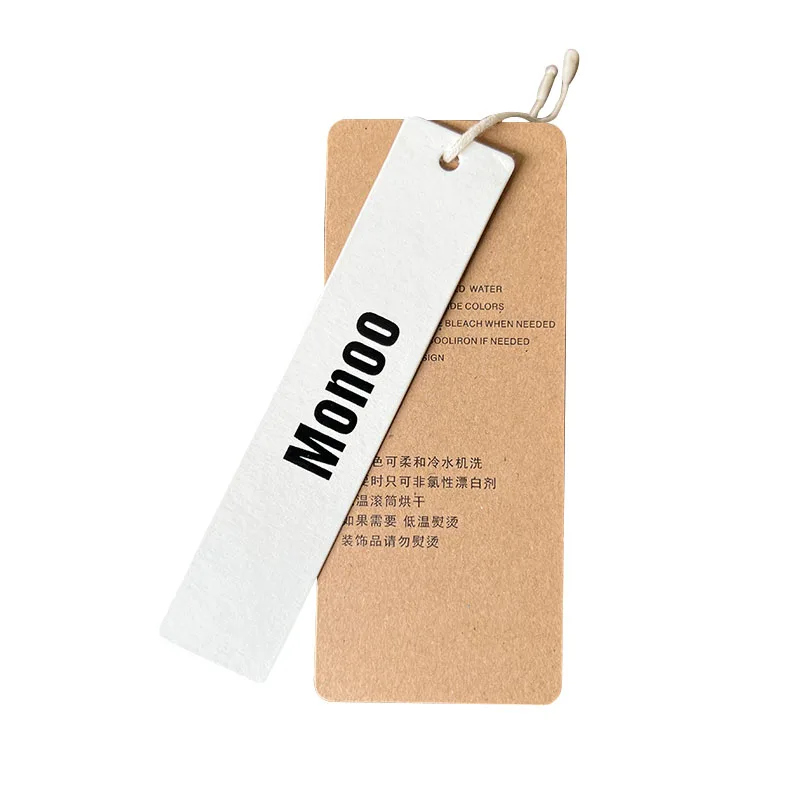 Kraft Paper Printed Clothing Tags