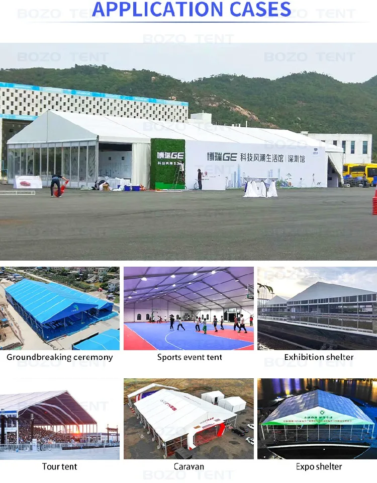 Durable Outdoor Event Center Tent Aluminum Truss Pvc Tent White Wedding ...