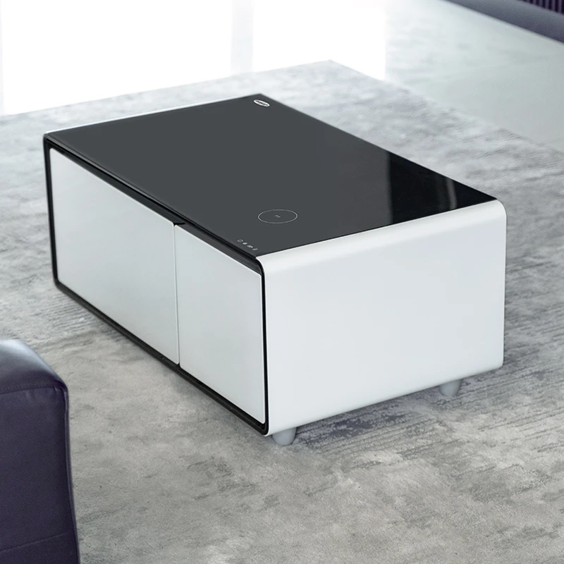 2025 93L Small Refrigerator Smart Coffee Table Double Door Refrigerator Freezer