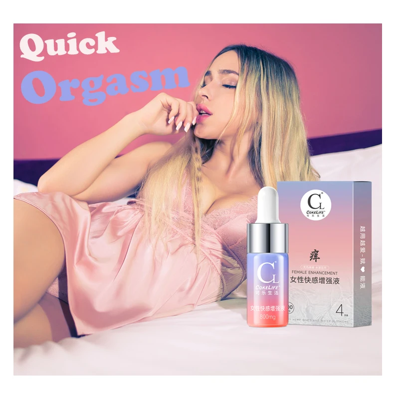 CokeLife 4 PC/Box  Female Orgasm Gel Sex Oil Lady Aphrodisiac Sexual Climax Gel