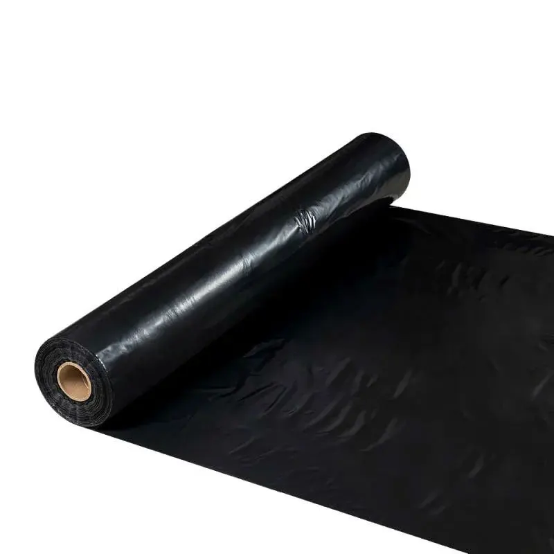 Agriculture Growing Ground Cover Black Silver Uv Plastic Mulching Paper Sheet Agricultural Mulch Film