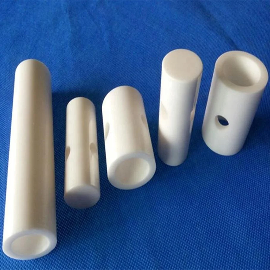 Refractory Al2O3 High Temperature 99% Porous Alumina Ceramic Lining Pipe / Tube
