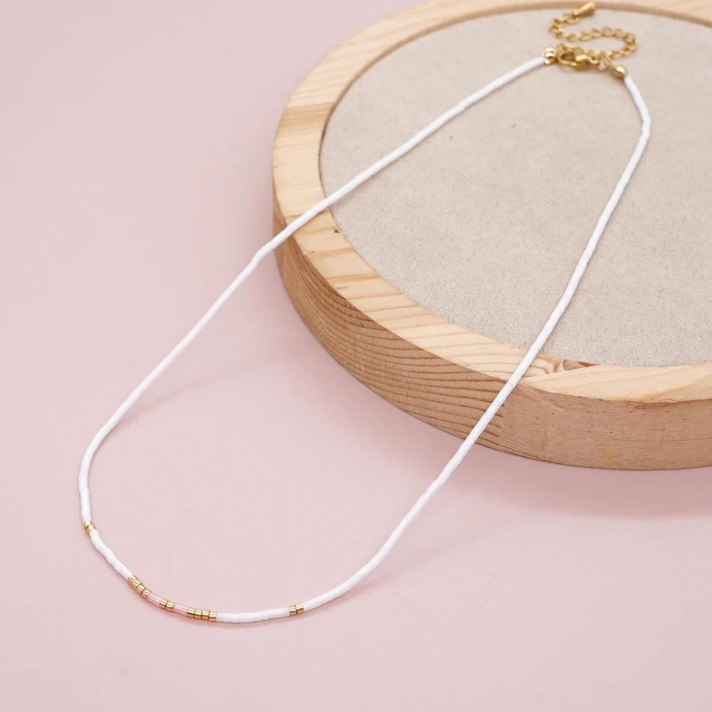 Go2Boho Beach Surfing Handmade Special Stylish Fashion Wholesale Glass Beads Necklace