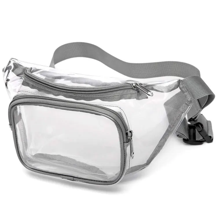 clear pvc bum bag