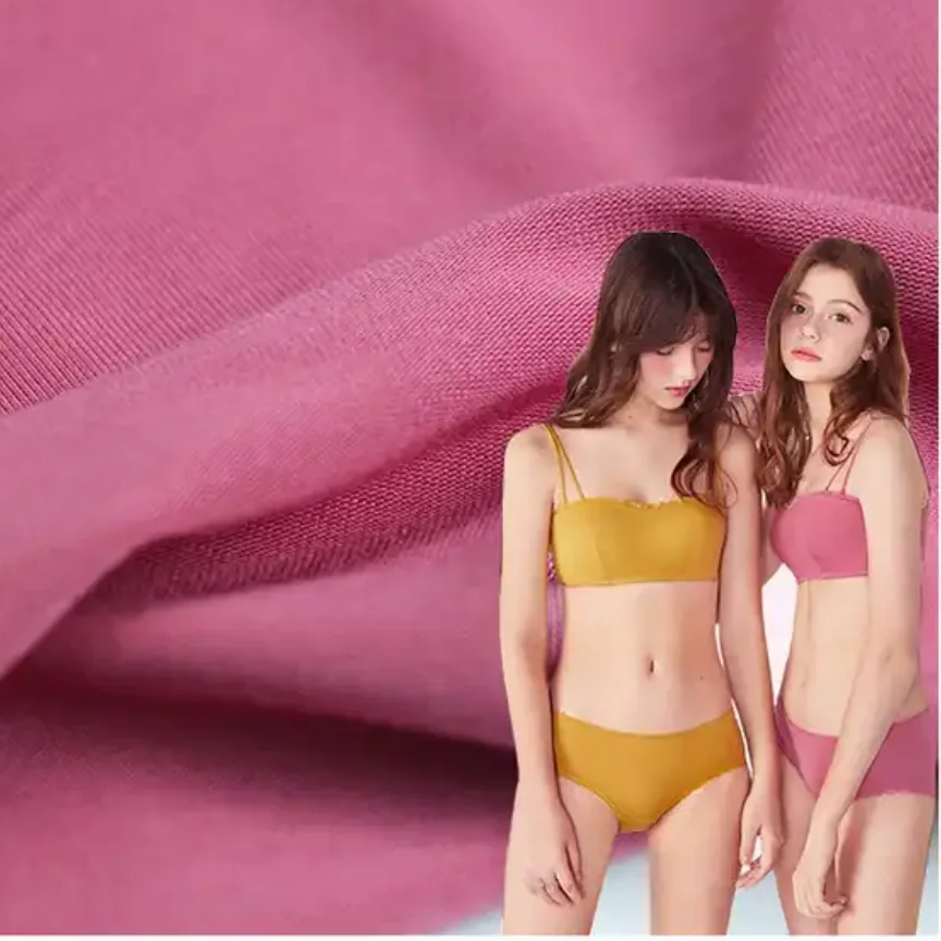 40S вязаный 95% из модального 5%, из спандекса, однотонная окрашенная однотонная трикотажная ткань