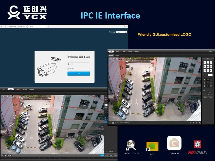 Ip Cam P2p Client V6 DeckLink Smart Wifi 8CH NVR CCTV Bullet IP
