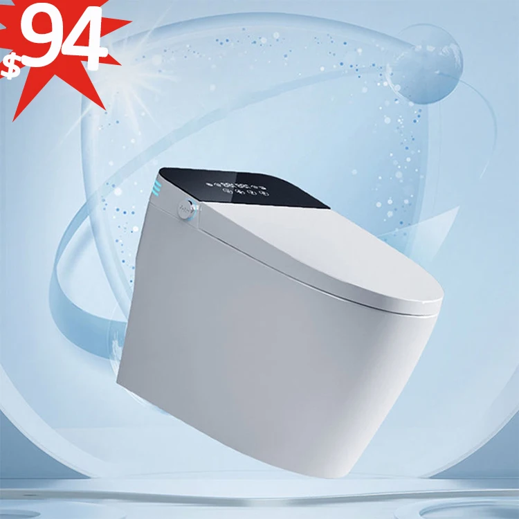 Factory direct sales one piece cheap price ceramic sanitary ware intelligent smart toilet bowl for bathroom