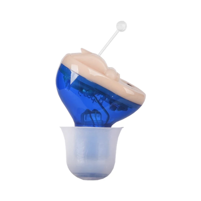 Goodmi Best Design Mini Iic Hearing Aid Speaker in the Ear Hearing Aids Red Blue Beige OEM Accepted Cleaning Tool Giftbox GM-910