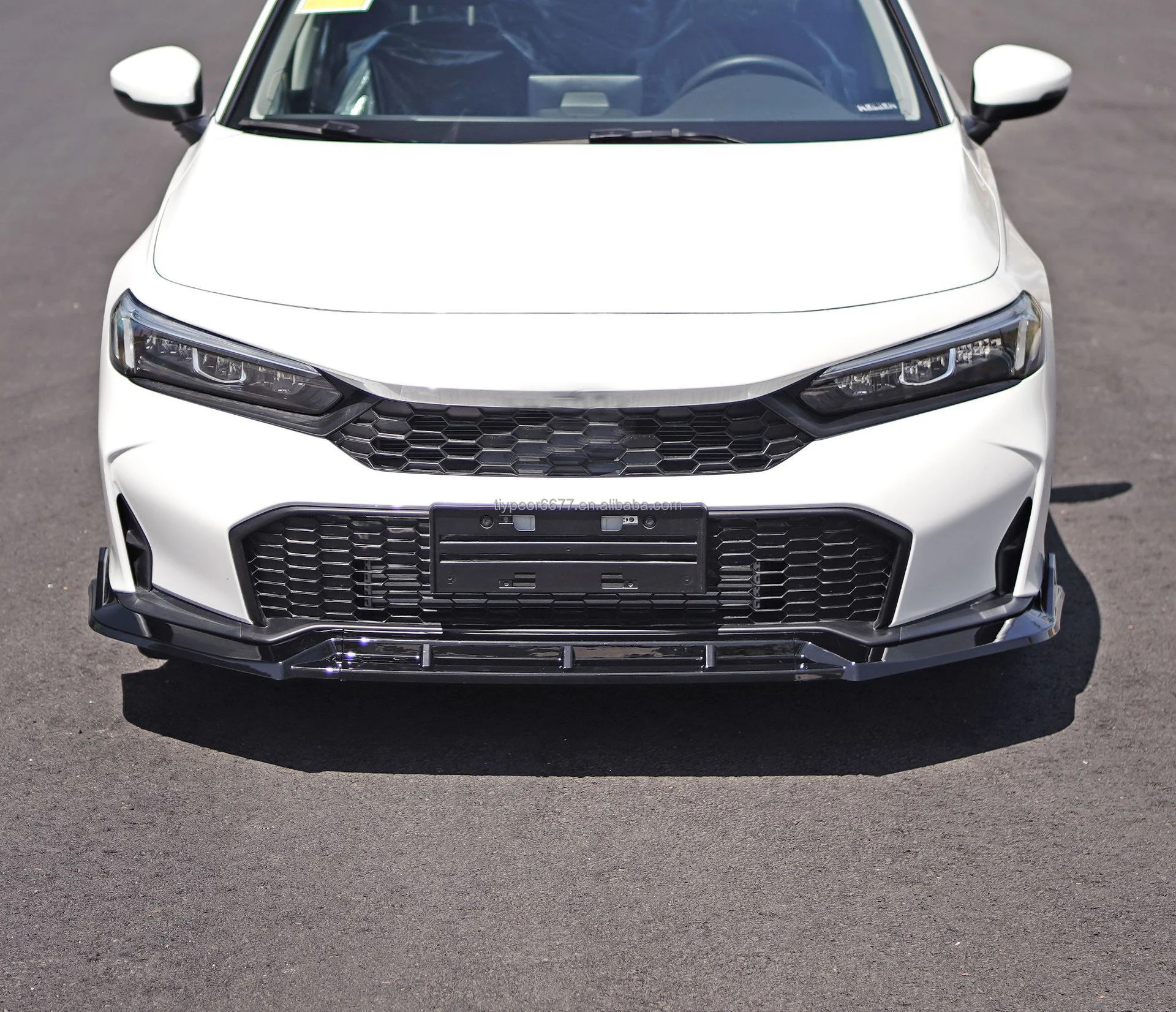 product tiypeor front lip bumper front splitter fit for honda civic 115th 2025 modified tuning accessories jdm style-9