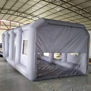 Outdoor Customized Oxford Cloth Mobile Inflatable Car Spray Booth Paint Baking Booth For Sale