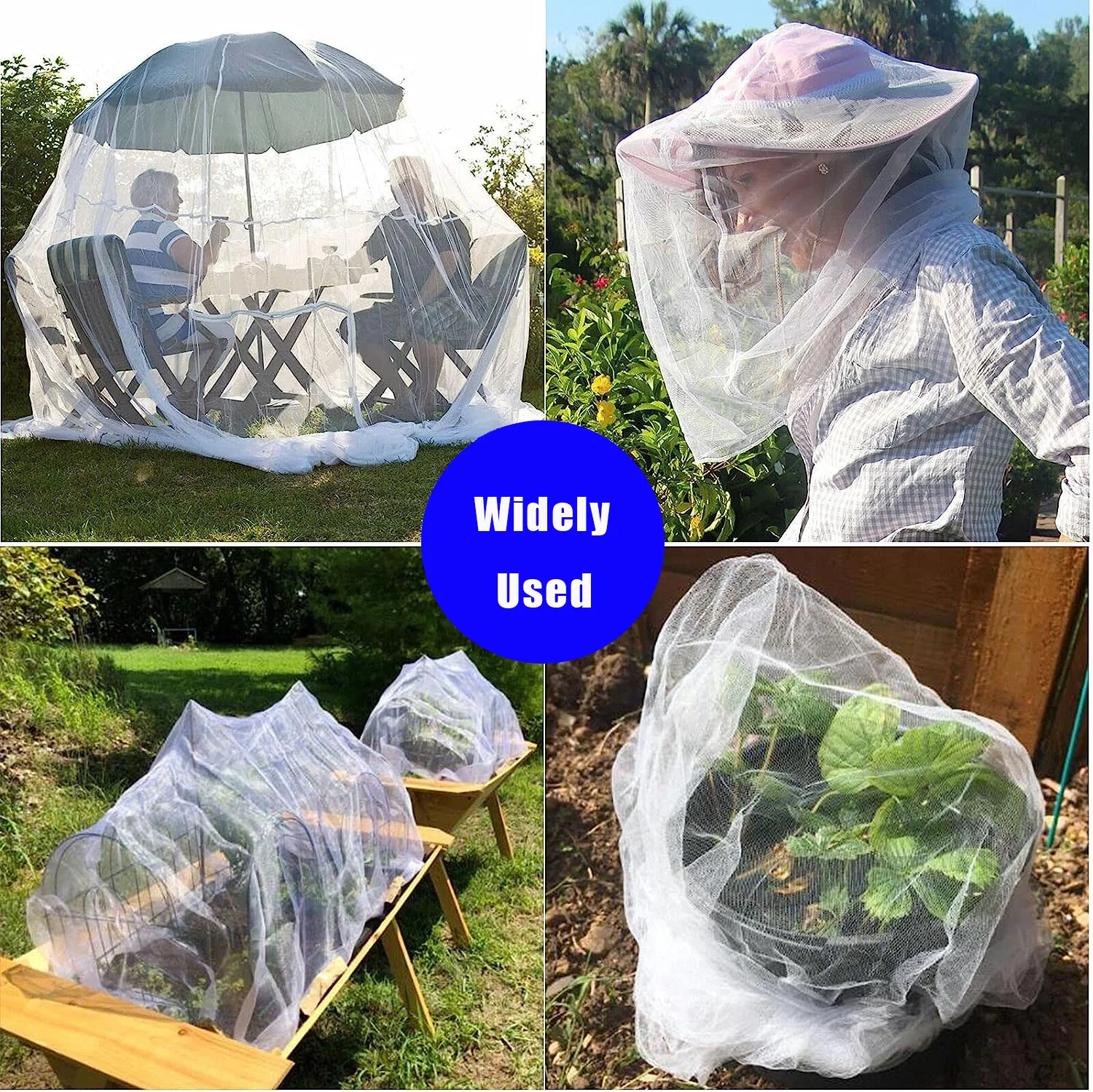 Garden Mosquito Net Clear Plastic Netting Garden Anti Bee Net 20 Mm