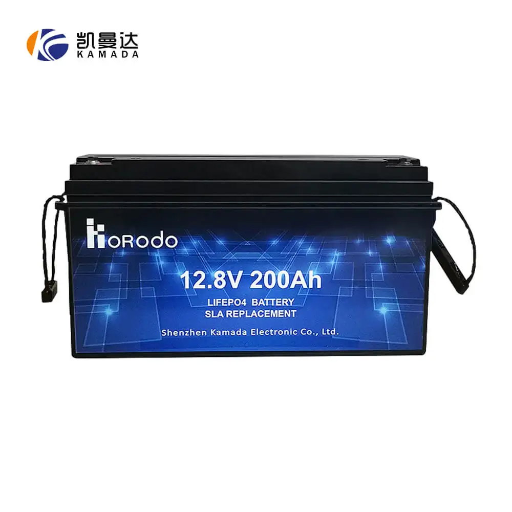 High Deep Cycle 12V 200ah LifePO4 Lithium Batteries for Solar System RV Marine Boat