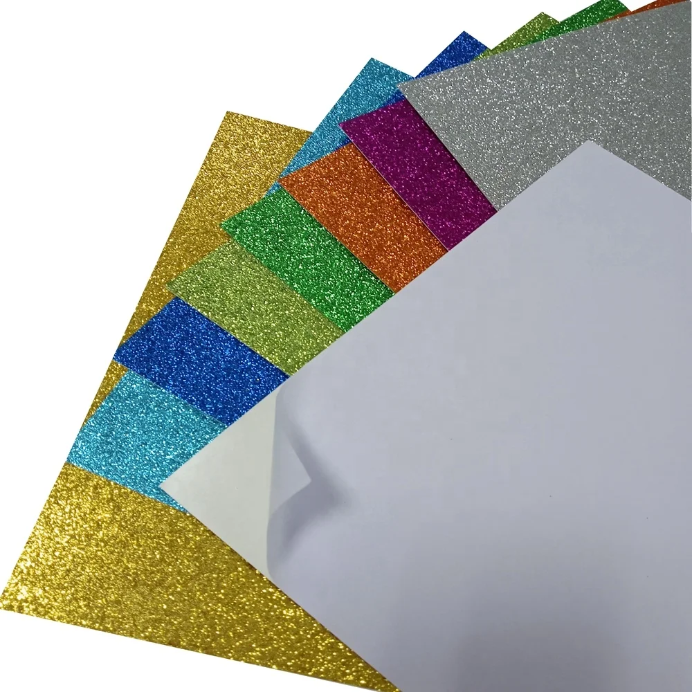 GlitterFilm pack, adhesive backed glitter sheets – Paper Crafting
