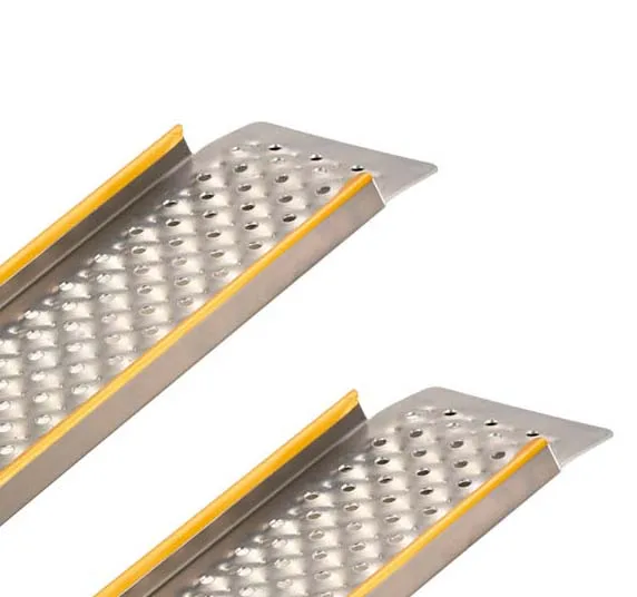 Factory Price 1m-2m Threshold Ramp for Wheelchair Aluminum Rampe Lightweight Loading Ramp for Bike Easy to Clean