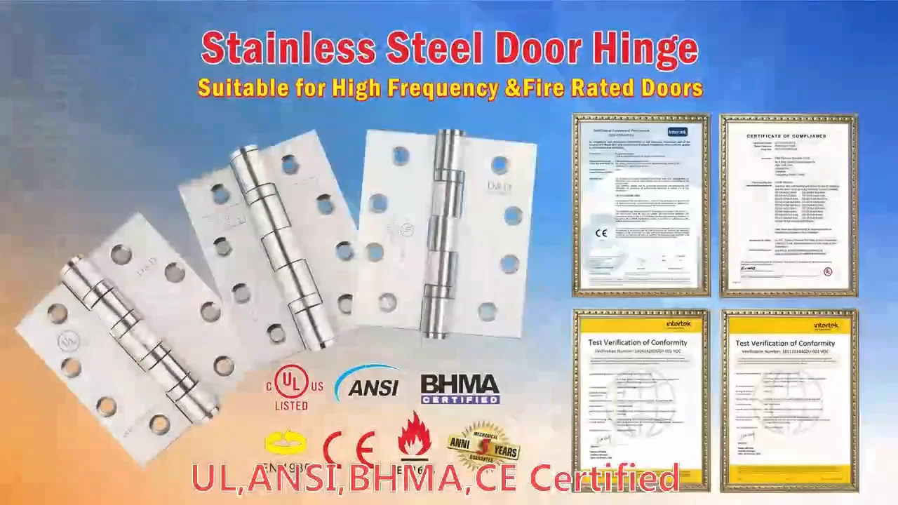 Fire Rated Stainless Steel 304 Special Silver Electric Energy Transfer