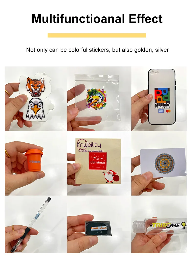 All In One Uv Dtf Printer Sticker Label A3 Mini Roll To Roll Uv Printer