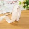 Cinta de cuero sintético con pedrería blanca de 2.5 cm, 4.5 metros (5 yardas).